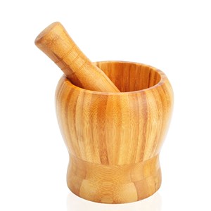 楠竹实木捣蒜器捣药罐蒜泥器捣面膜罐压蒜器厨房小工具厨房用品
