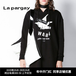 Lapargay纳帕佳新款个性大容量包包单肩背包女士白色手提包潮