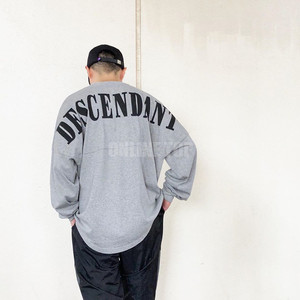 日本潮牌descendant 20ss dcdt长袖t恤男蝙蝠袖ins西山彻同款情侣