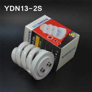 光辉13w螺旋节能灯泡YDN13-2S迷你2针防雾筒灯TD旋钮式三基色荧光