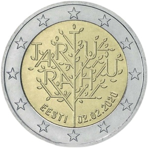 爱沙尼亚1欧分 外国硬币 16mm1人付款25