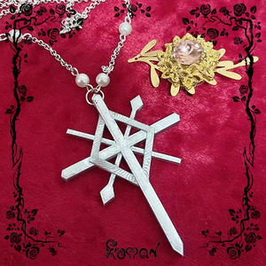 【roman 】虔诚之花的晚钟 莉莉安娜 公式项链 cosplay配件