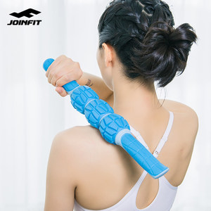 joinfit肌肉放松按摩棒筋膜滚轮棒健身 放松棒练腿滚轴j.f.020