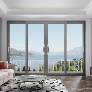 新豪轩门窗v73两轨推拉门阳台客厅隔断玻璃铝合金移动门