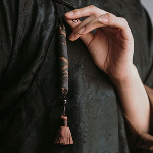 知舍手工香云纱香包香囊本草艾叶香粉驱蚊避疫端午节布艺