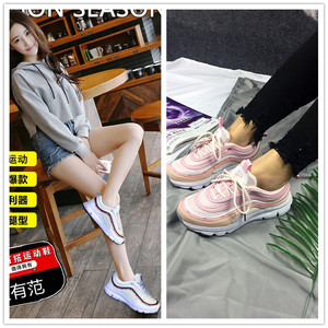 ins超火运动鞋女韩版ulzzang学生跑步鞋原宿百搭bf风女鞋街拍潮鞋