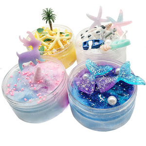 80恋上一只猪205淘宝喔家の 美人鱼 史莱姆水晶泥发泄声控手工制作