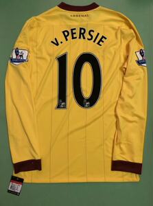 阿森纳 10-11 1011客场更衣室球员版 长袖球衣 范佩西