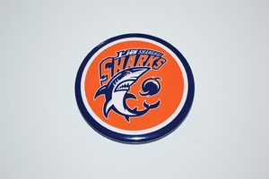 cba周边 中职篮 上海东方大鲨鱼男篮 球队标志队徽徽章胸章冰箱贴