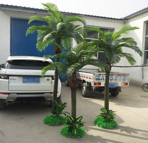 仿真椰子树热带棕榈树雨林景观植物商场装饰盆栽大葵树大型绿植