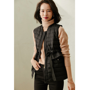 轻薄羽绒服女马甲大衣内搭