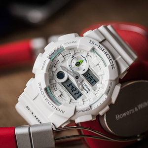 casio卡西欧手表男高达gshock白武士白虎潮汐月相学生gax-100a-7a
