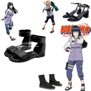 火影忍者 火影 日向雏田 雏田 cos 鞋 cosplay 鞋子 火影 pu版