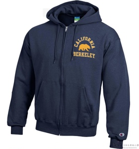 uc berkeley加大伯克利校徽班服卫衣校服文化衫champion冠军新品