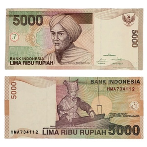 深汇印尼卢比印度尼西亚钱币5000元纸钞纪念钞