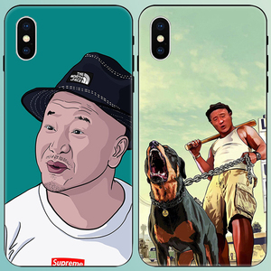 王源同款iphone苹果x xs手机壳oppor9 r15恶搞刘能vivox9 x21赵四