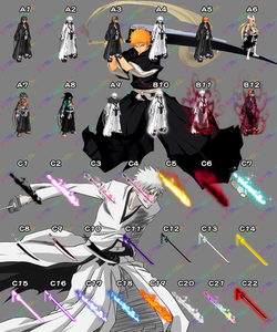 dnf美化 定做地下城美化武器时装 黑崎一护死神补丁 狂战红眼技能