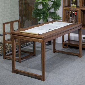 书画桌实木明清书法桌中式家用专用毛笔桌写字台国学新中式书桌