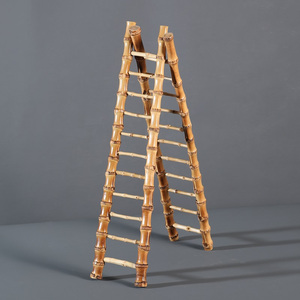 竹鞭创意家居小梯子摆件 节节高竹根装饰diy制作步步高升手工艺品