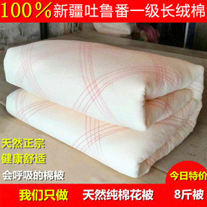 8斤新疆棉被纯棉花被芯棉絮被子保暖加厚冬被褥子家用铺床软垫被