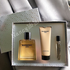 博柏利骏勇之心男淡香 _ 博柏利巴宝莉骏勇之心男士香水三件套装礼盒