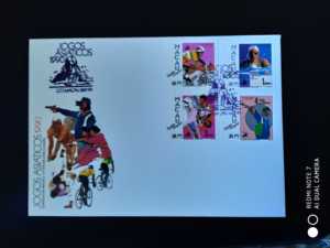 澳门1990年亚运会邮票首日封1全新