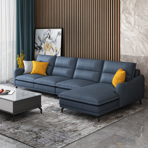 免洗科技布客厅北欧大小户型乳胶现代简约贵妃布艺沙发组合七字型