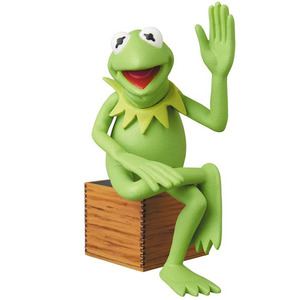 rang日本代购ultra detail figure kermit科密特可爱青蛙玩偶摆件
