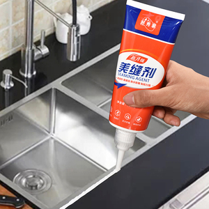美缝剂胶瓷砖地板砖专用缝隙填充手挤型厨房贵族银填缝剂防水防霉