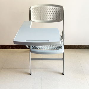 培训椅带桌板折叠写字板电脑椅会议室职员椅办公椅桌椅一体教学椅