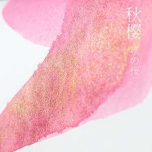 古风彩色金粉墨水分装钢笔玻璃笔蘸水笔夕烧染卡渐变色闪粉彩墨