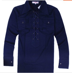 李小龙同款经典服装 衣服 龙哥 长袖绑绳个性t恤 长袖衫