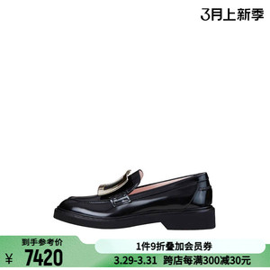 Roger Vivier/罗杰 维维亚 女士Viv' Rangers 金属扣乐福鞋300175