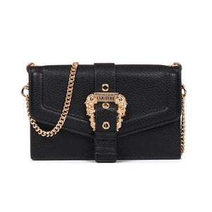versace jeans couture 范思哲女士荔枝纹大标徽手拿斜挎包300154