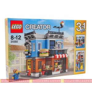 乐高lego拼插积木 31050 创意三合一 街角三明治店 街景 2016年款