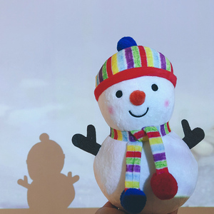 新款圣诞老人公仔冬天娃娃玩偶可爱男女生雪人大小号毛绒玩具礼物