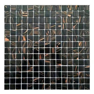 酒店公寓外墙金线玻璃马赛克背景墙幻彩白黑茶蓝色温泉浴池卫生间