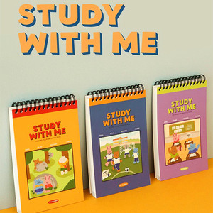 韩国 dailylike爱学习可爱学生日程安排自律复习学习时间计划本
