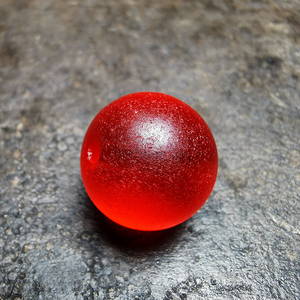 明清代正大红老琉璃古珠圆珠diy配珠多宝散珠佛念珠手串顶珠官造