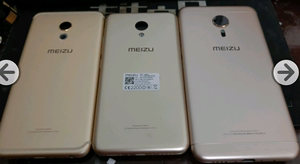 魅族MX6 魅族pro6 pro5 魅蓝3s 原装金色金属后盖手机后壳电池盖