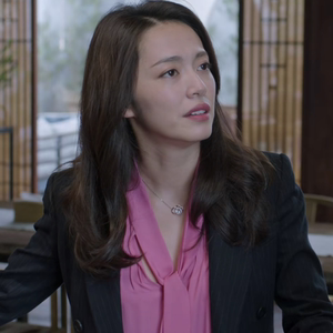 都挺好姚晨苏明玉同款真丝衬衫v领飘带桑蚕丝衬衣气