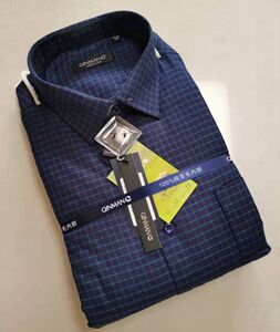 琴曼冬款男士长袖羊毛保暖休闲衬衫tf1217,专柜正品!包邮