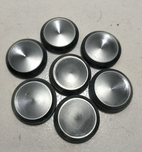怀旧老库存 70年代珠光有机玻璃纽扣 黑色20.5mm 道具收藏