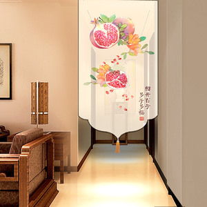 软吊帘纱帘卧室客厅布艺门帘隔断挂帘结婚装饰帘子防尘玄关拉帘