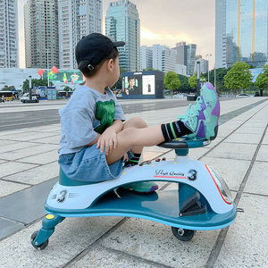 儿童平衡漂移车宝宝电动式扭扭车小孩三轮车电动车滑行车早教蓝牙