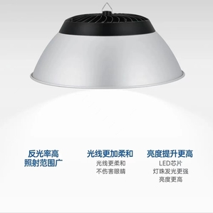 上海世纪亚明LED工矿200瓦厂房天棚吊灯 体育馆照明