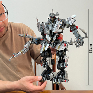 高博乐1100泰坦机甲变形机器人巨炮组装模型男孩生日礼物积木玩具