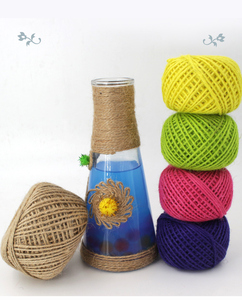 彩色3股麻绳绳子 装饰品手工DIY制作材料文艺照片墙夹子花瓶瓶子