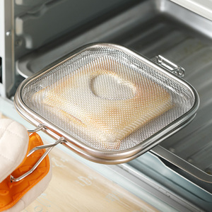 三明治烘烤专用夹具早餐吐司机面包烤夹烘培料理烤箱不锈钢面包夹
