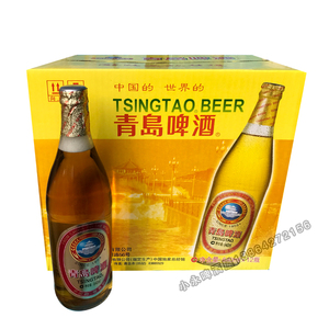 青岛啤酒大白金啤酒640ml*12瓶 青岛登州路56号生产春节礼品